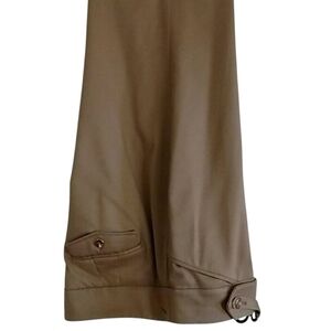 White House Black Market Tan Modern Boot Cut Dress Pant Trouser Womens Size 4R